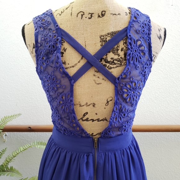 Charming Charlie Open Back Maxi Dress - Picture 3 of 4